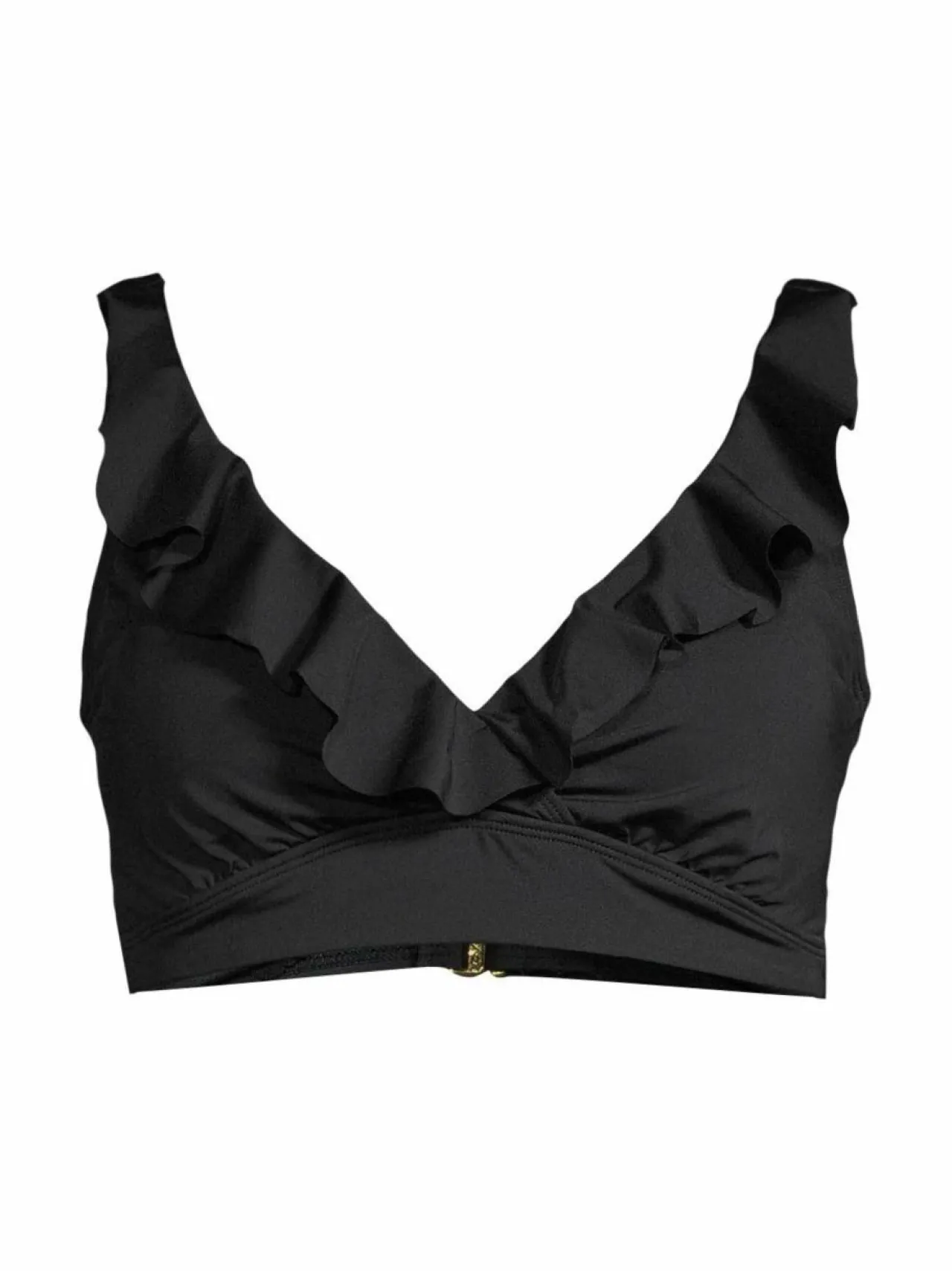 Uima-Asut<Lauren Ralph Lauren Ruffle Underwire Bra -bikiniyläosa BLACK