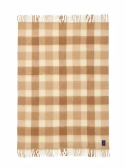 Lexington Ruudullinen peite mohairsekoitteesta 130 x 170 cm^ Huovat & Päiväpeitot