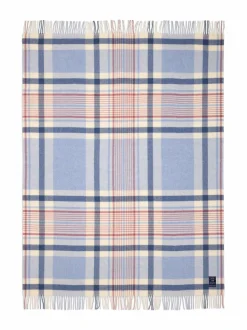 Lexington Ruudullinen villapeite 130 x 170 cm^ Huovat & Päiväpeitot