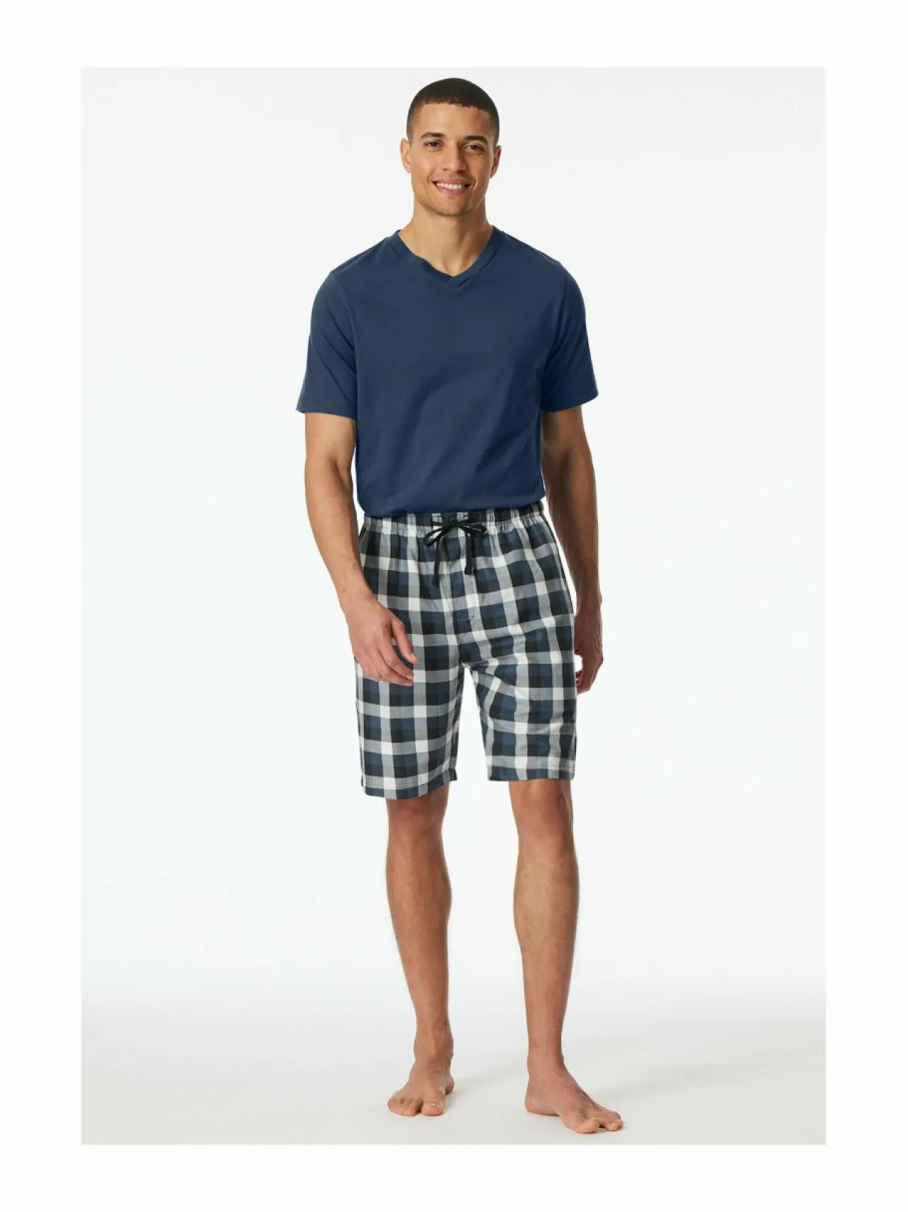Schiesser Ruudulliset bermudashortsit^ Pyjamat & Kylpytakit