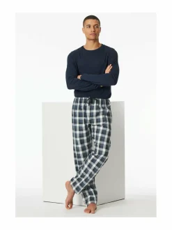 Pyjamat & Kylpytakit<Schiesser Ruudulliset pyjamahousut 913 MULTICOLOUR 2