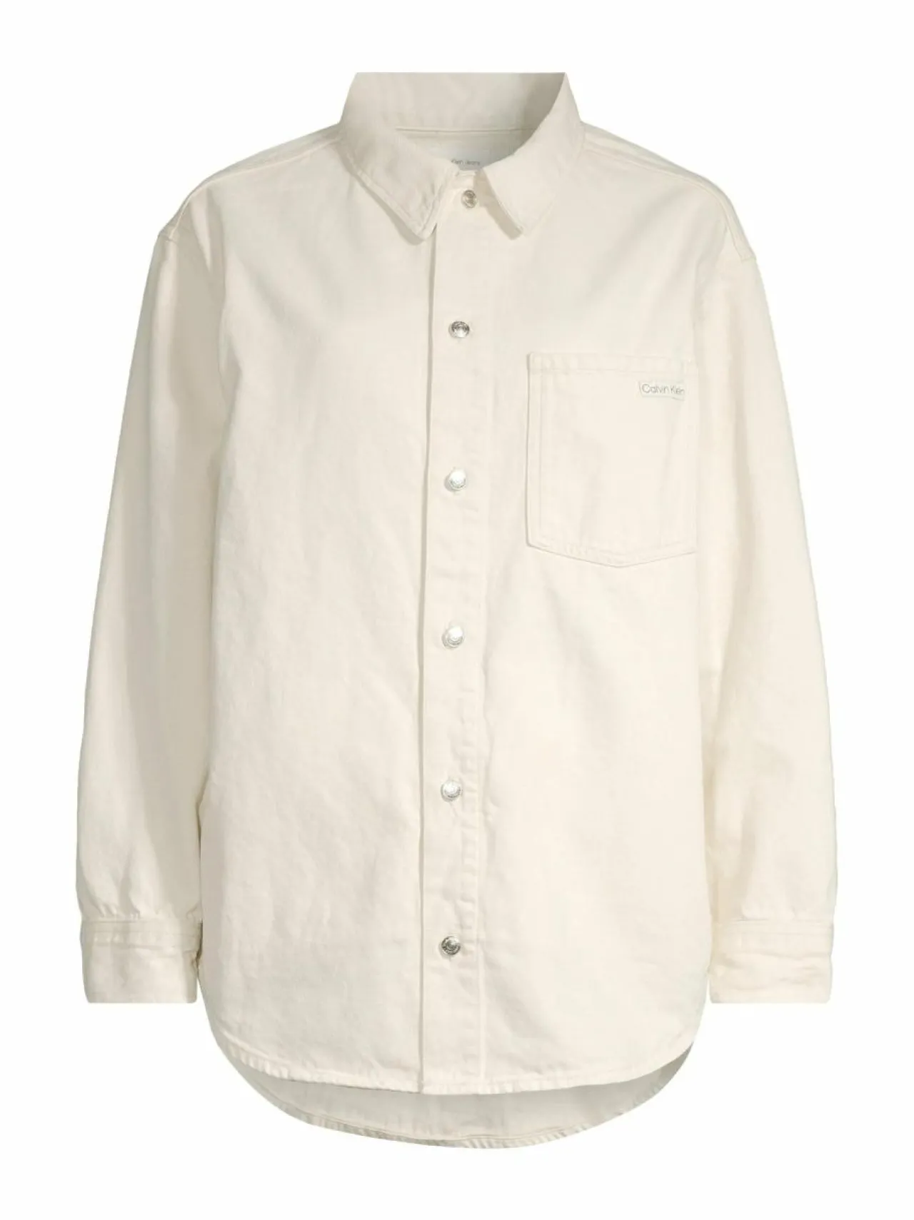 Paidat & Puserot<Calvin Klein Jeans 90's Linen -päällyspaita 1AA DENIM LIGHT