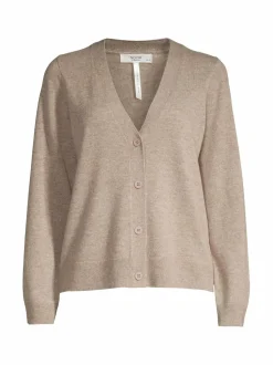 Neuleet<NOOM Saara-villaneuletakki BEIGE MEL