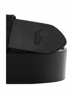 Vyöt<Polo Ralph Lauren Saddlr Medium -nahkavyö BLACK