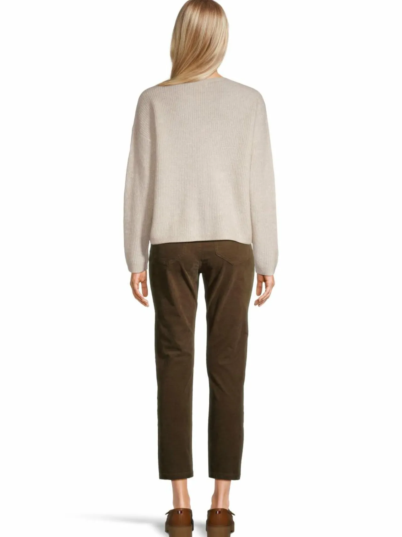 Neuleet<NOOM Sade-neuletakki LT.BEIGE MEL