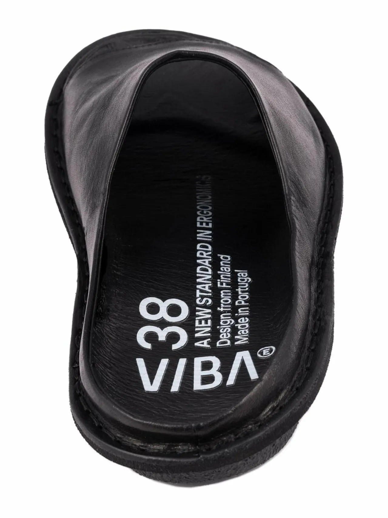 Sandaalit<VIBAe Saint Tropez -nahkasandaalit PRETO BLACK