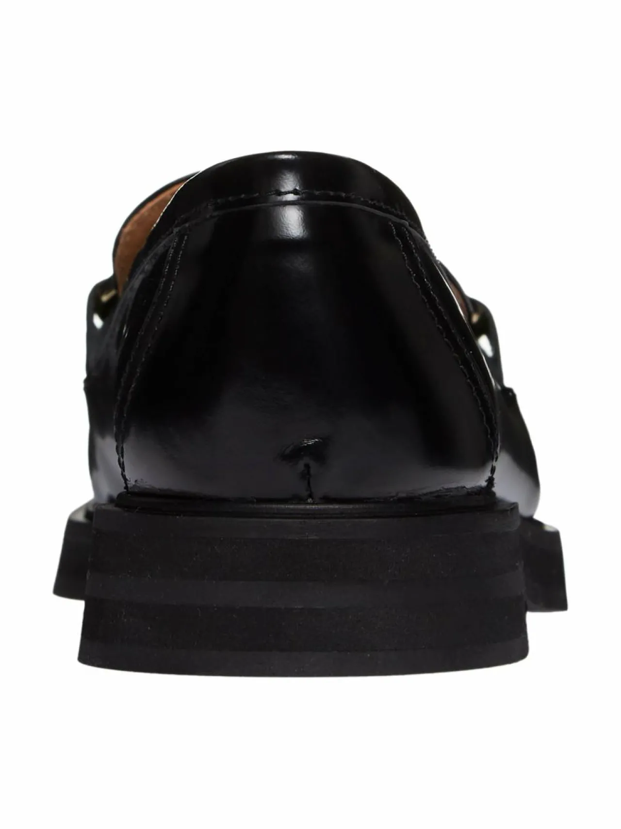 Kävelykengät & Loaferit<Flattered Samantha big chain -nahkaloaferit 001 BLACK