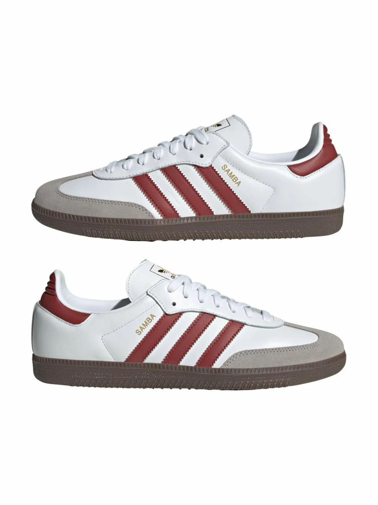 Urheilujalkineet|Tennarit & Sneakerit<adidas Originals Samba-nahkatennarit JH8798 FTWWHT/PRERUB/CGRANI