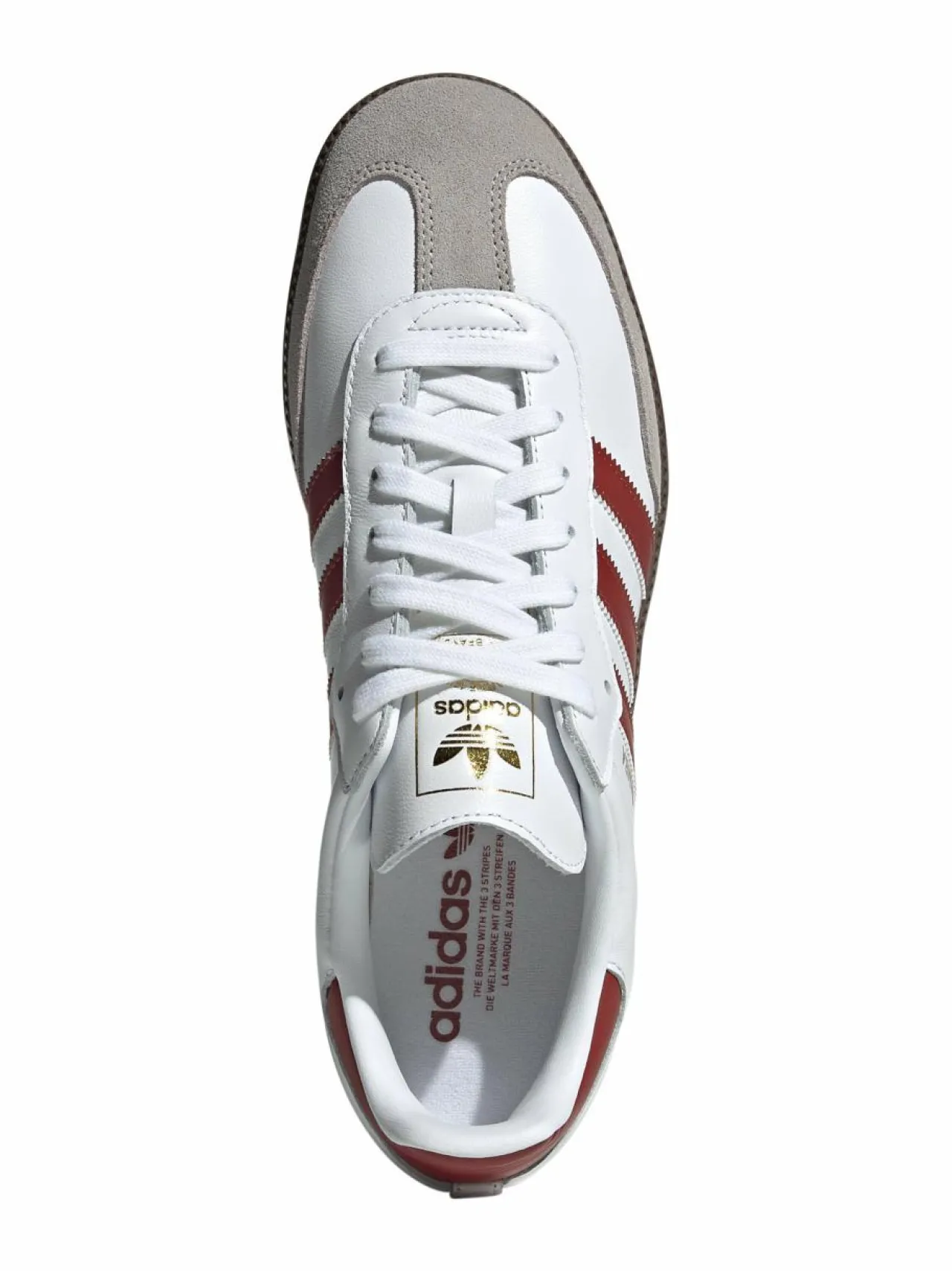 Urheilujalkineet|Tennarit & Sneakerit<adidas Originals Samba-nahkatennarit JH8798 FTWWHT/PRERUB/CGRANI