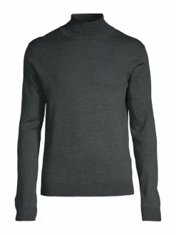 Neuleet<CONSTRUE San Antonio -merinoneulepaita DK.GREY MEL. EC15055