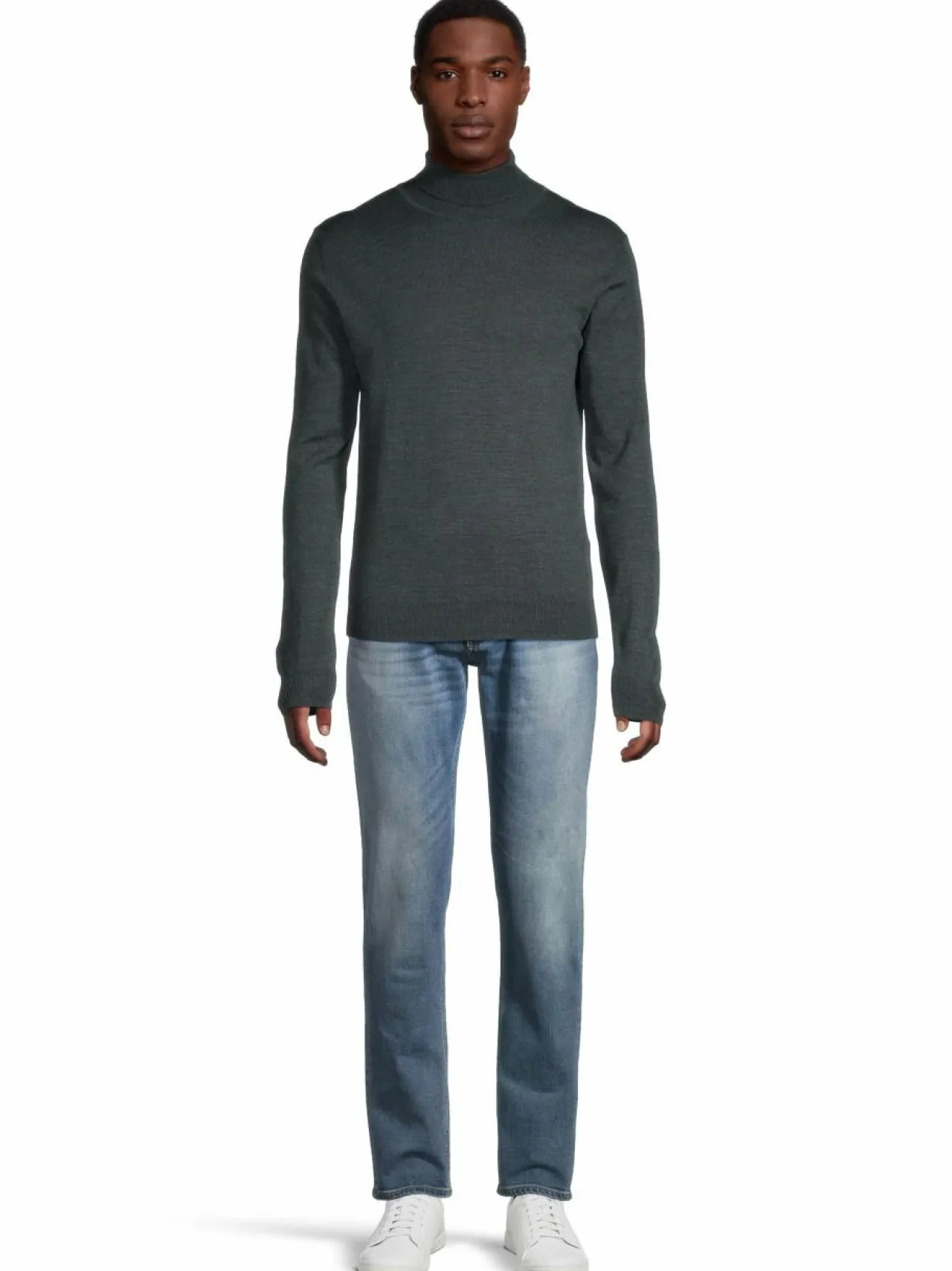 Neuleet<CONSTRUE San Antonio -merinoneulepaita DK.GREY MEL. EC15055