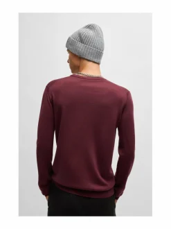 Neuleet<HUGO San Cedric -villaneulepaita 654 DARK PINK