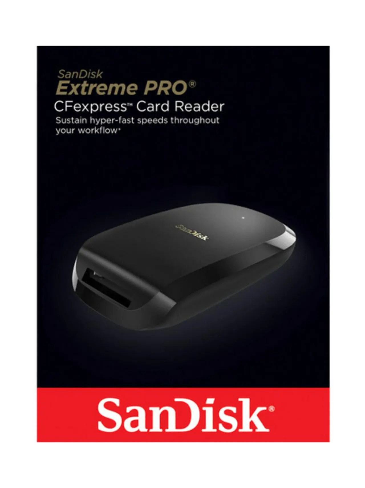 Sandisk Extreme PRO CFexpress Card reader -kortinlukija^ Kamerat