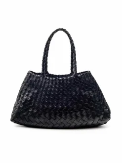 Shopperit<Dragon Diffusion Santa Croce Large -nahkalaukku BLACK
