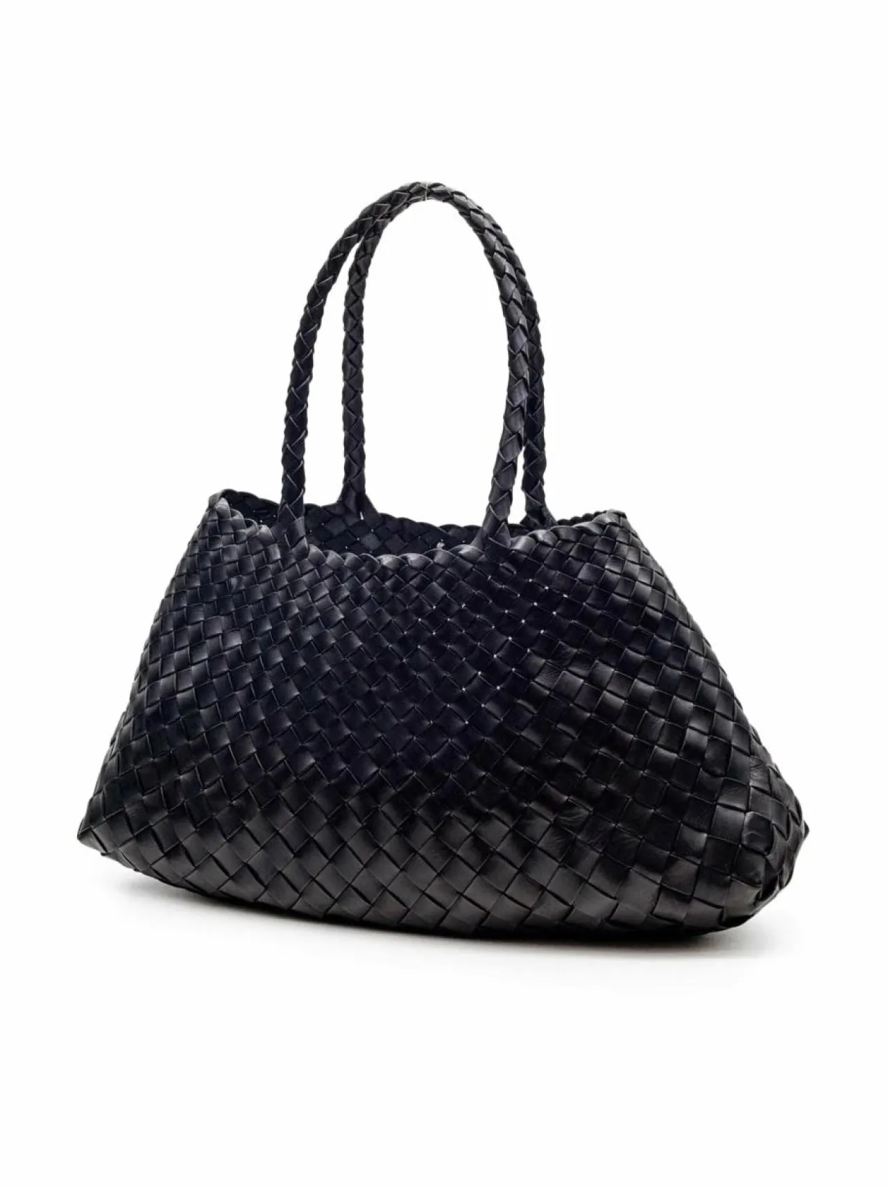 Shopperit<Dragon Diffusion Santa Croce Large -nahkalaukku BLACK