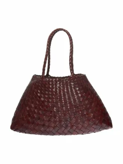 Shopperit<Dragon Diffusion Santa Croce Large -nahkalaukku BRUCIATO