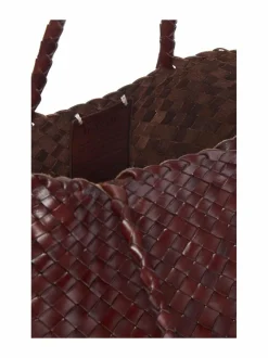 Shopperit<Dragon Diffusion Santa Croce Large -nahkalaukku BRUCIATO