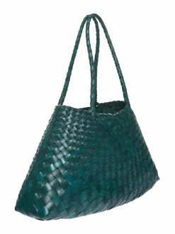 Shopperit<Dragon Diffusion Santa Croce Large -nahkalaukku FOREST