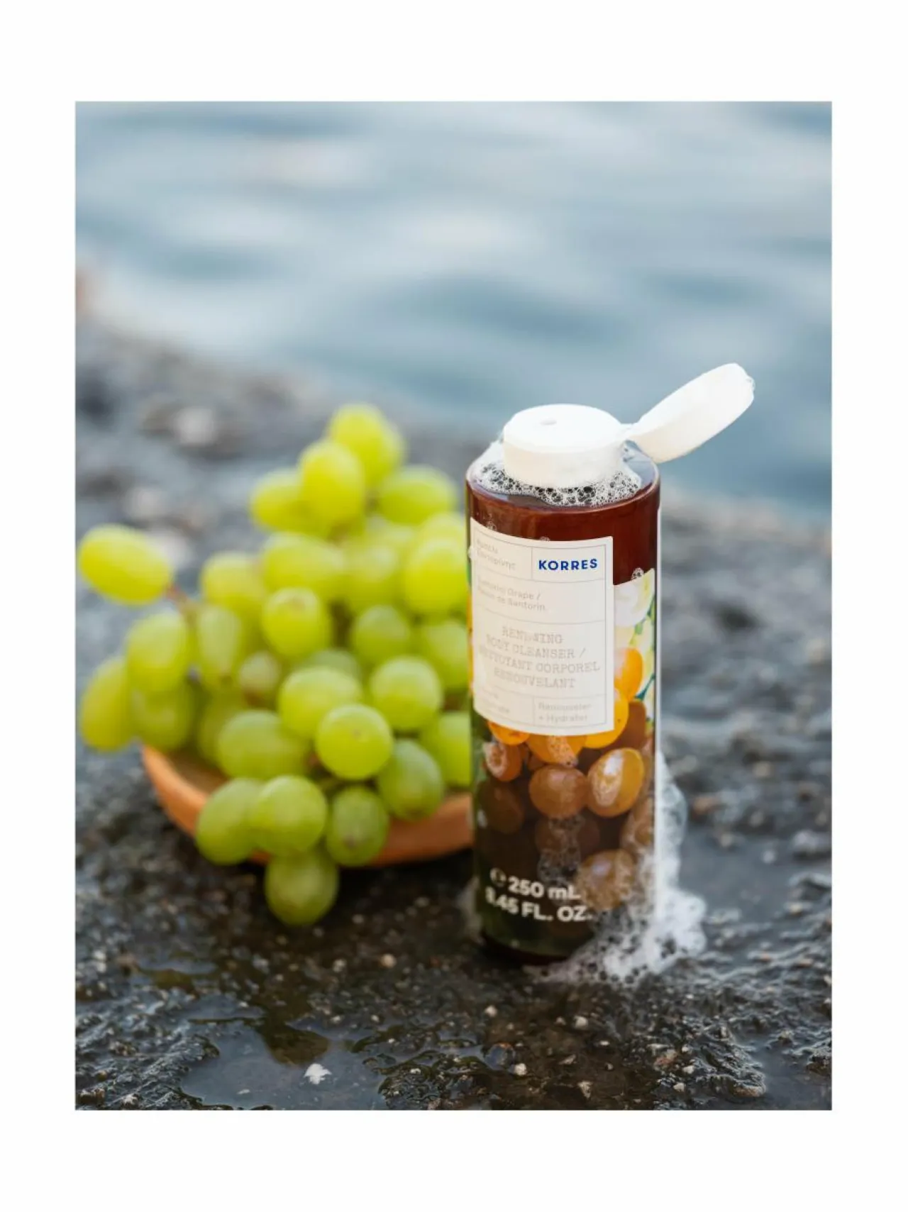 Korres Santorini Grape Body Cleanser -suihkugeeli 250 ml^ Vartalonhoito
