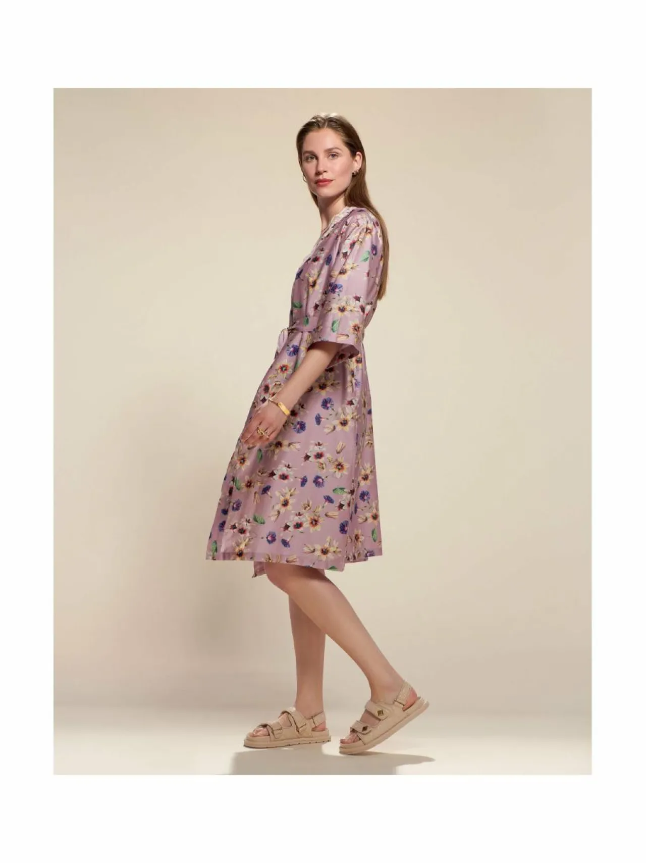 Yö- & Oloasut<Essenza Sarai Fiorre Kimono -aamutakki PALE LILAC