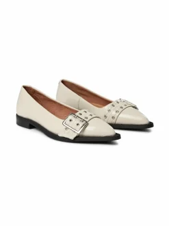 Kävelykengät & Loaferit<PAVEMENT Saso-nahkaloaferit 267 BEIGE PATENT