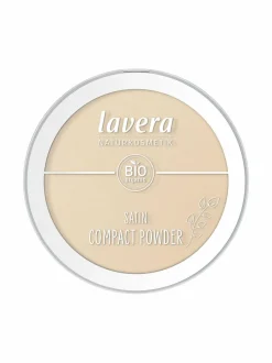 Meikit<Lavera Satin Compact Powder- kivipuuteri 9.5 g MEDIUM 02