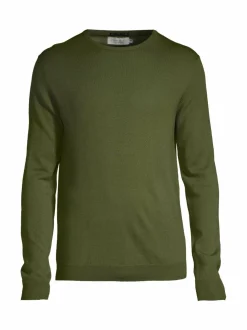 Neuleet<CONSTRUE Saul-merinoneulepaita DK.OLIVE EC15035