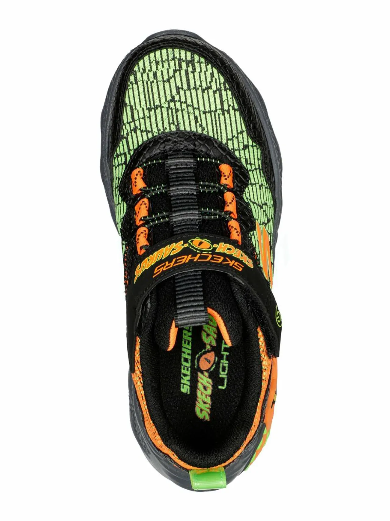 Tennarit & Sneakerit<Skechers Saurus Dino- sneakerit vilkkuvaloilla BKOR BLACK ORANGE