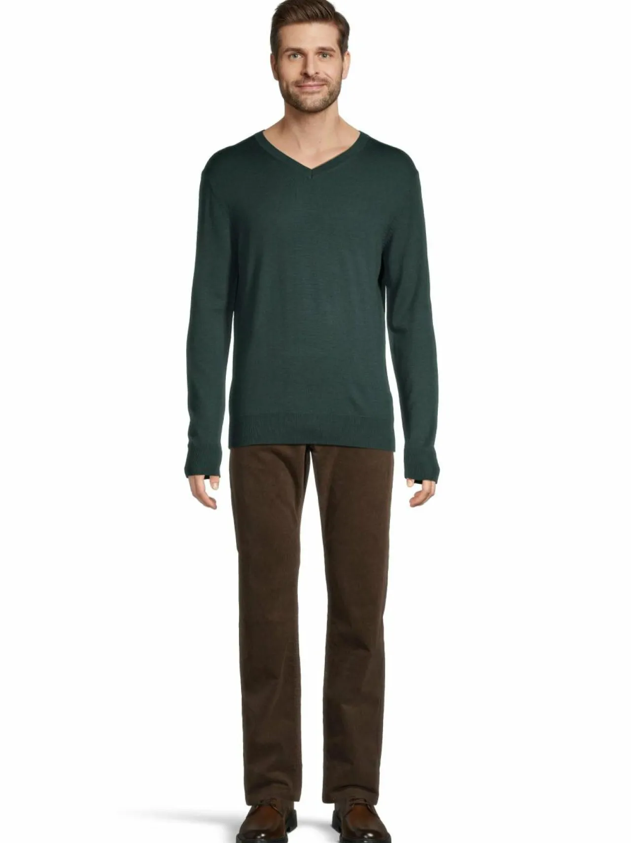 Neuleet<Cap Horn Scott-merinoneulepaita DK. GREEN EC19139