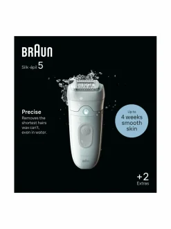 Ihokarvanpoisto<Braun SE5011 Epilator Silk-épil 5 -epilaattori WHITE
