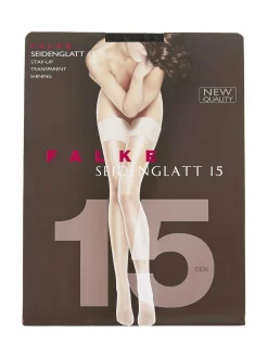 Sukat & Sukkahousut<Falke Seidenglatt-stay-up-sukat 15 den BLACK (MUSTA)