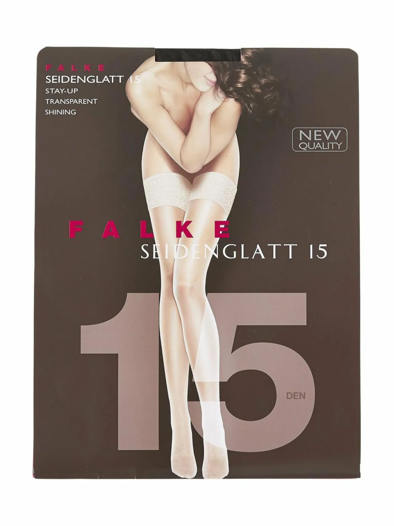 Sukat & Sukkahousut<Falke Seidenglatt-stay-up-sukat 15 den BLACK (MUSTA)