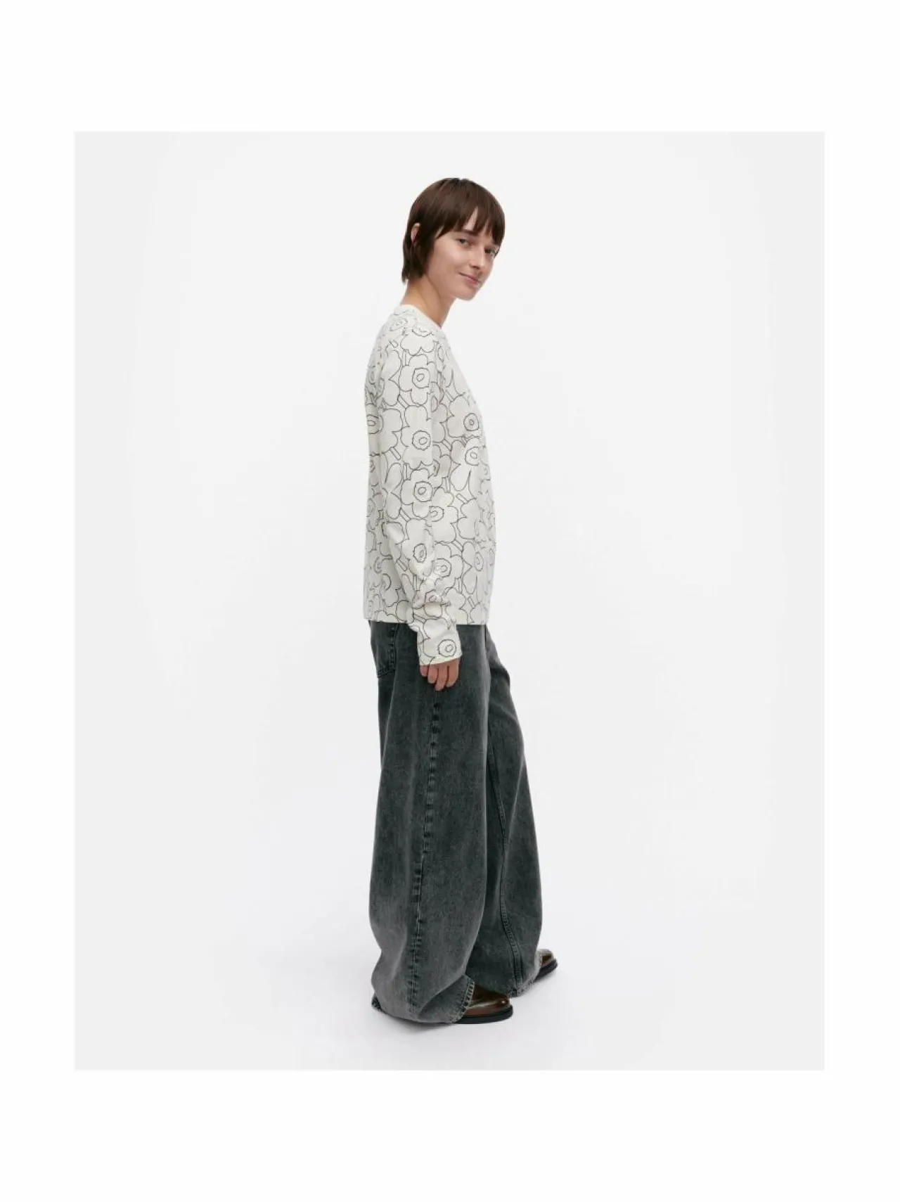 Marimekko Sekunti Piirto Unikko -trikoopaita^ Paidat & Puserot