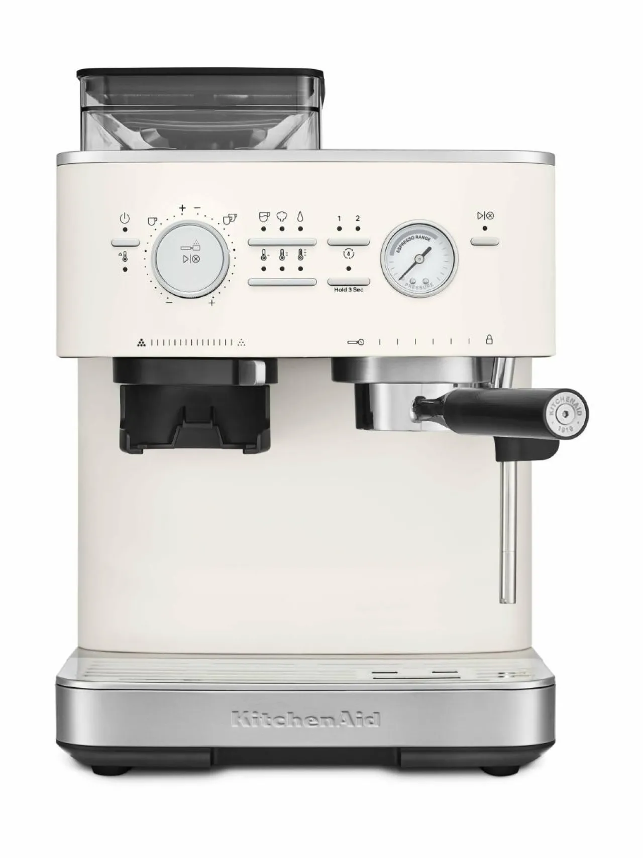 KitchenAid Semi Auto Espresso KES6551 -puoliautomaattinen espressokone kahvimyllyllä^ Kahvin- & Vedenkeittimet