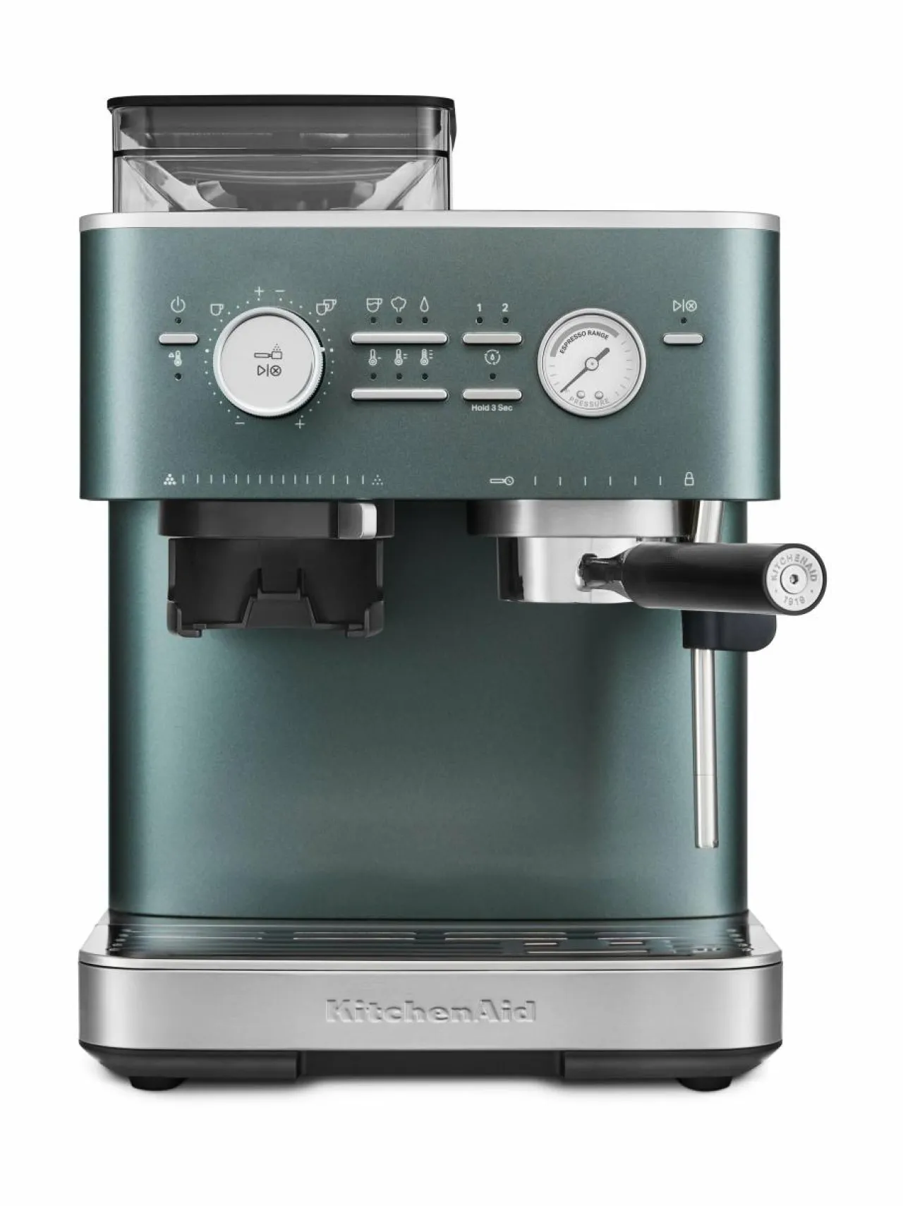 Kahvin- & Vedenkeittimet<KitchenAid Semi Auto Espresso KES6551 -puoliautomaattinen espressokone kahvimyllyllä JUNIPER