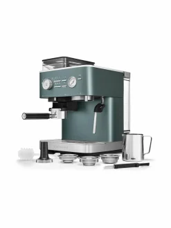 Kahvin- & Vedenkeittimet<KitchenAid Semi Auto Espresso KES6551 -puoliautomaattinen espressokone kahvimyllyllä JUNIPER