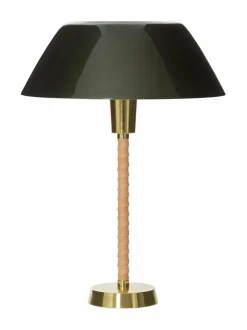 Pöytävalaisimet<Innolux Senator-pöytävalaisin GREEN + BRASS