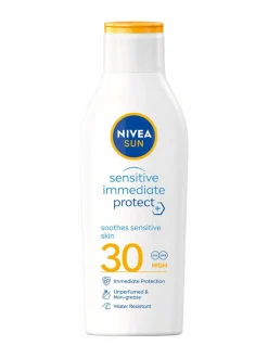 Aurinkotuotteet<NIVEA Sensitive Immediate Protect Sun Lotion SPF30 -aurinkosuojavoide