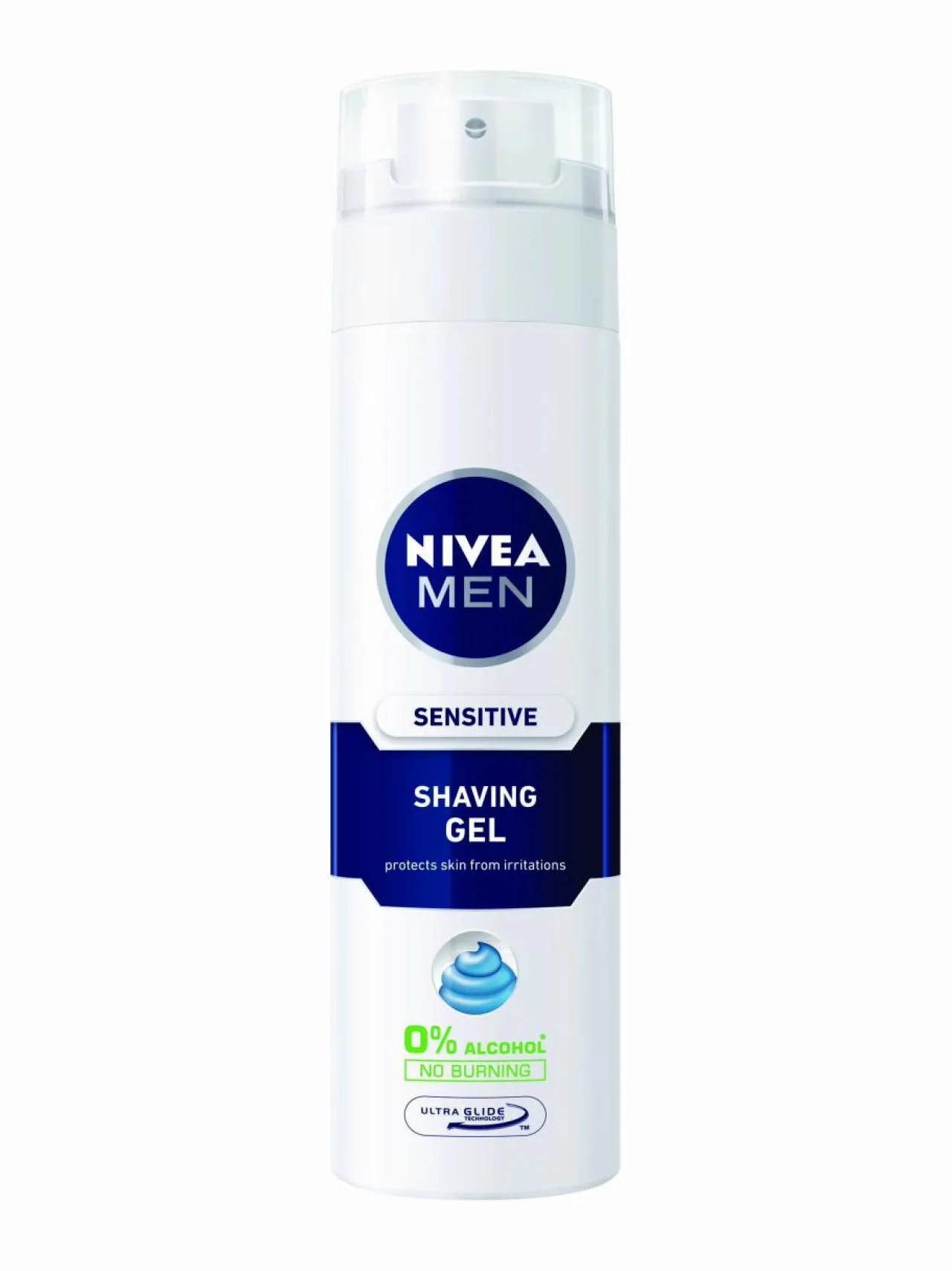 NIVEA MEN Sensitive Shaving Gel -parranajogeeli 200 ml^ Kasvojenhoito