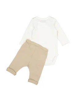 Bodyt & Potkupuvut<Lindex Set Body Joggers - body ja collegehousut 4939 BEIGE