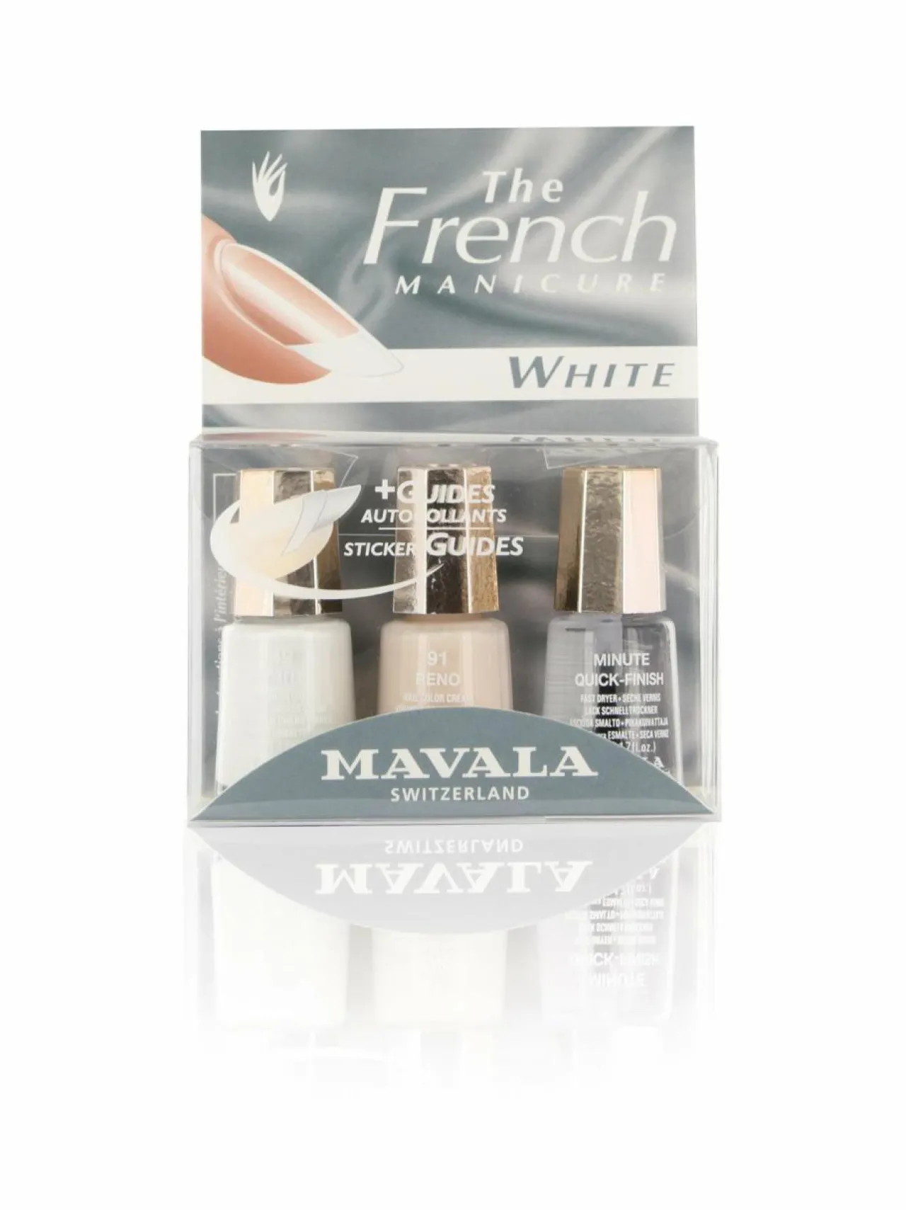 Mavala Set French Manicure White -tuotepakkaus^ Kynnet