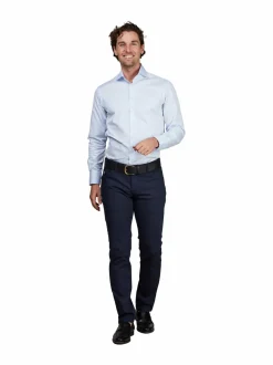 Housut<HANSEN&JACOB Sew Pan Oxford -housut NAVY 48