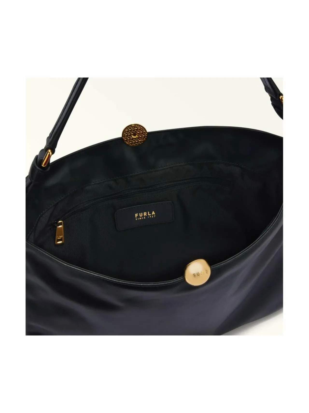 Olkalaukut<Furla Sfera Soft L -nahkalaukku NERO