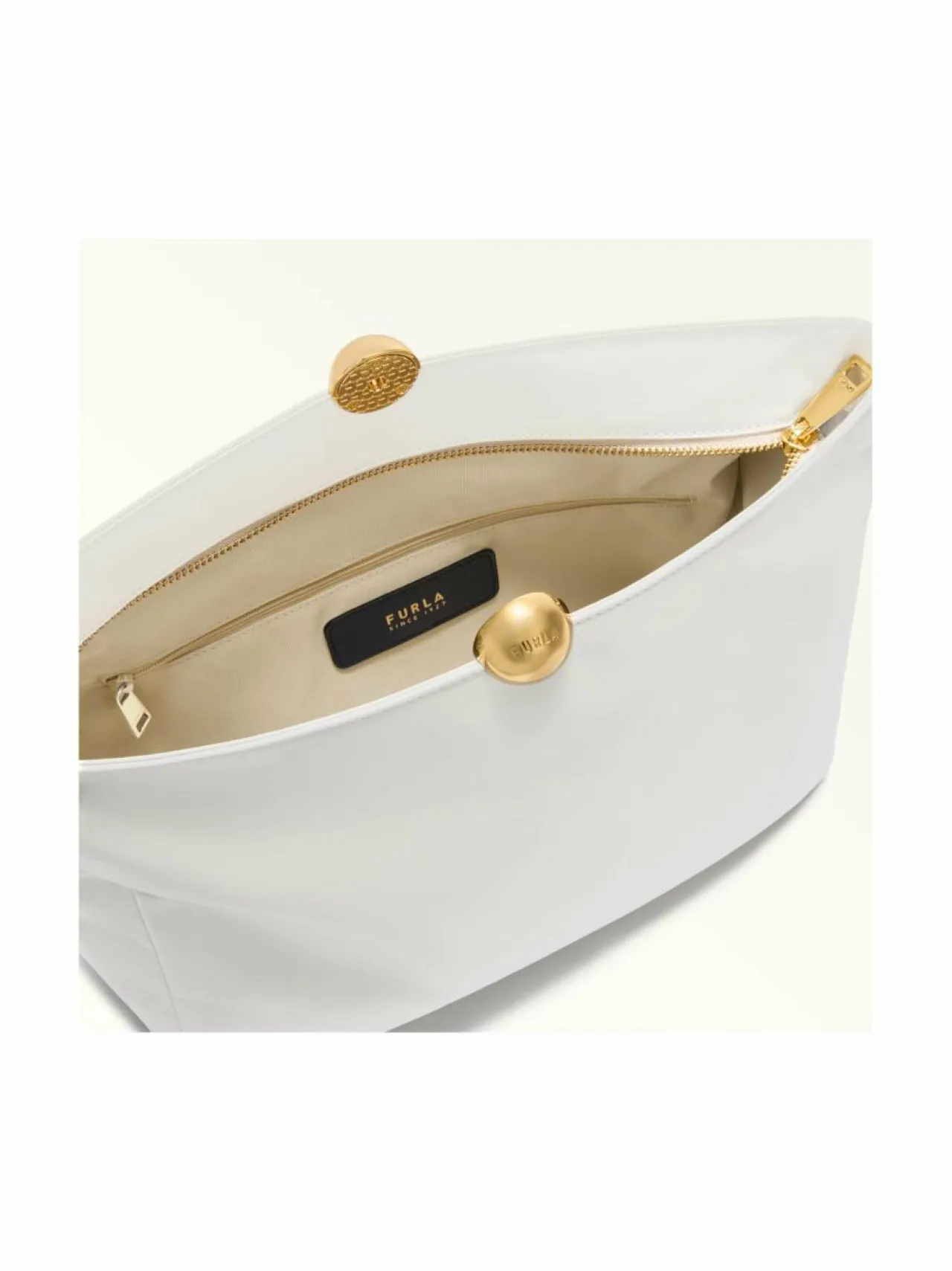 Pikkulaukut<Furla Sfera Soft M Clutch -nahkalaukku 1704S MARSHMALLOW