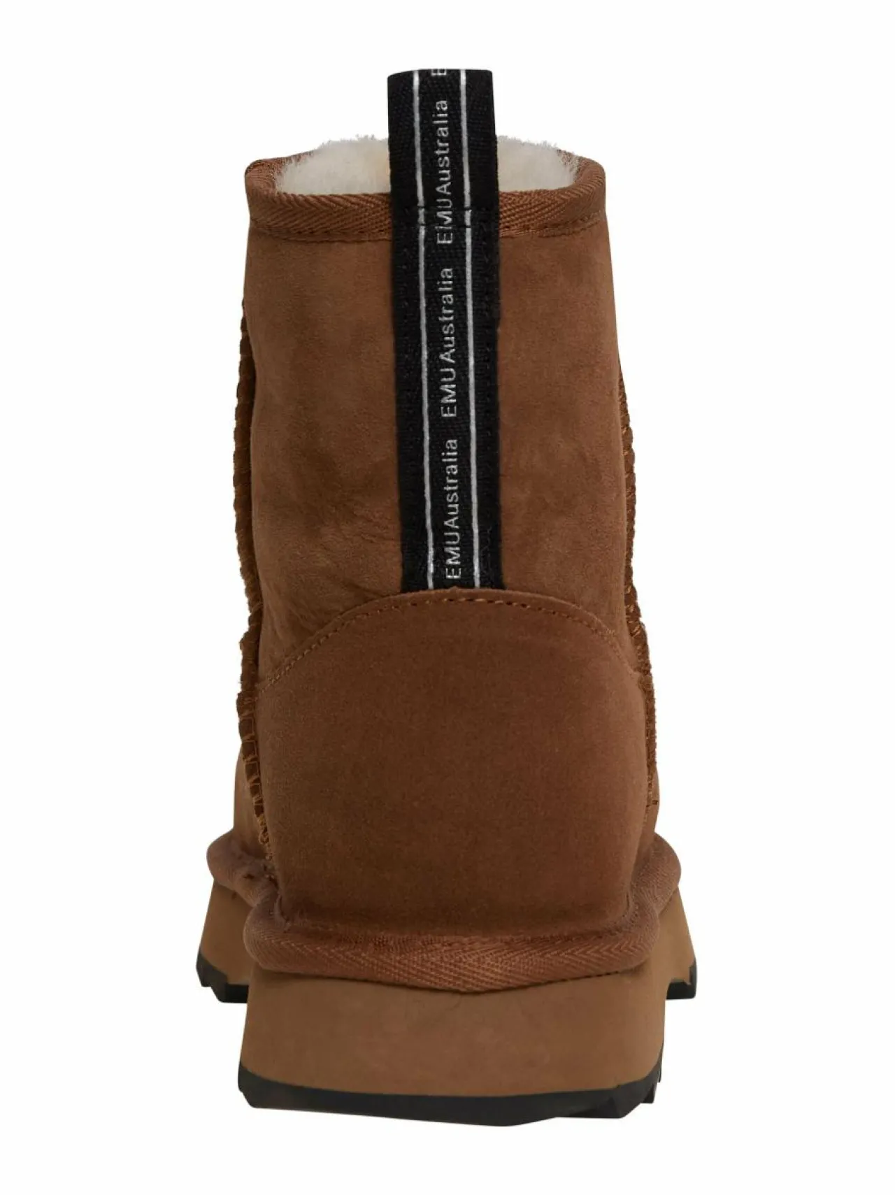 Nilkkurit<EMU Australia Sharky Mini -mokkanahkanilkkurit CHESTNUT/BLACK