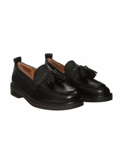 Kävelykengät & Loaferit<PAVEMENT Shelly Tassel -nahkaloaferit 020 BLACK
