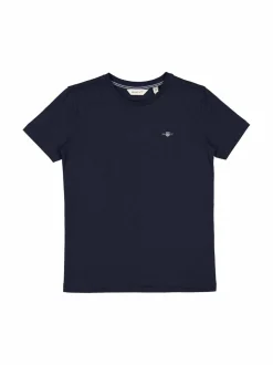T-Paidat<GANT Shield t‑paita 433 EVENING BLUE