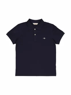 T-Paidat<GANT Shield-pikeepaita 433 EVENING BLUE