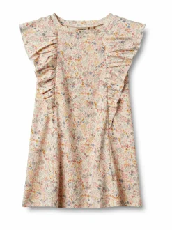 Mekot & Hameet|Mekot & Hameet<Wheat Shirley Jersey Ruffle -mekko 9418 BRIGHT FLOWERS