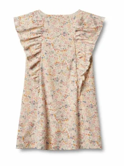 Mekot & Hameet|Mekot & Hameet<Wheat Shirley Jersey Ruffle -mekko 9418 BRIGHT FLOWERS